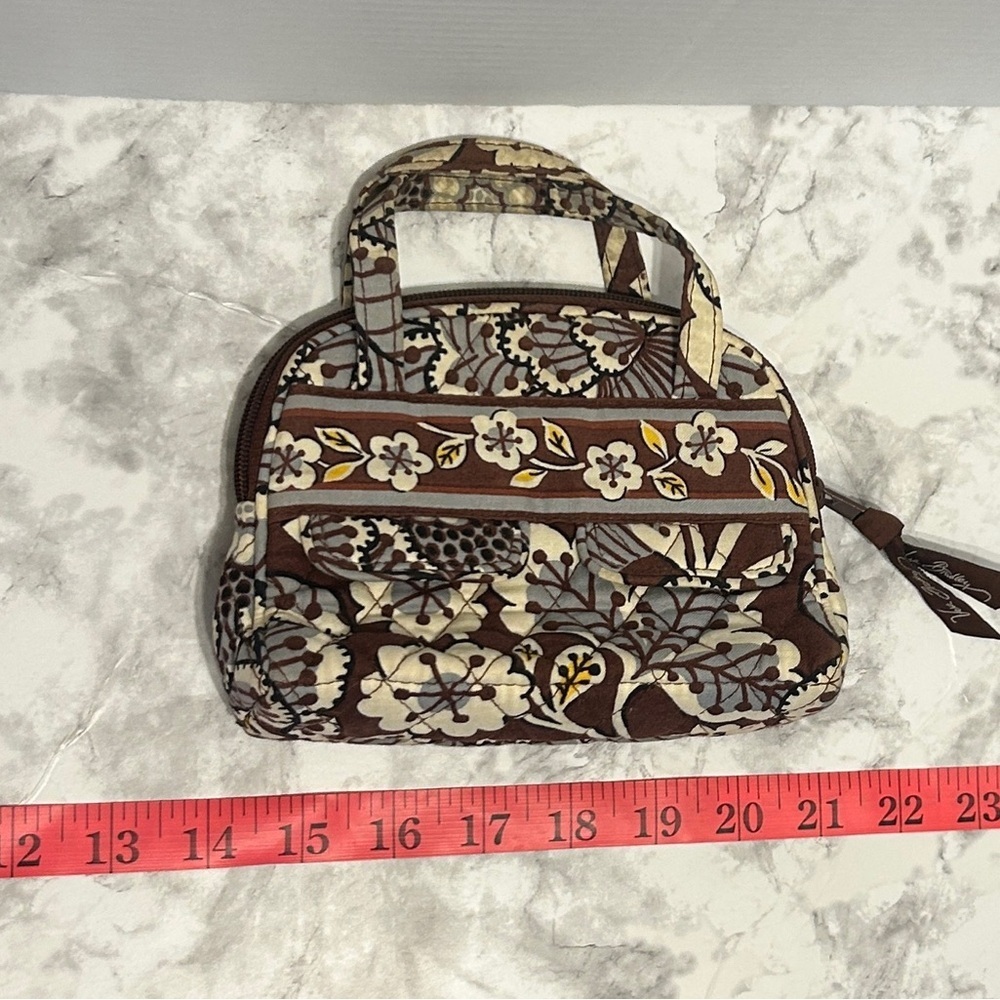 Retro Vera Bradley Floral Brown Handbag - Picture 5 of 5